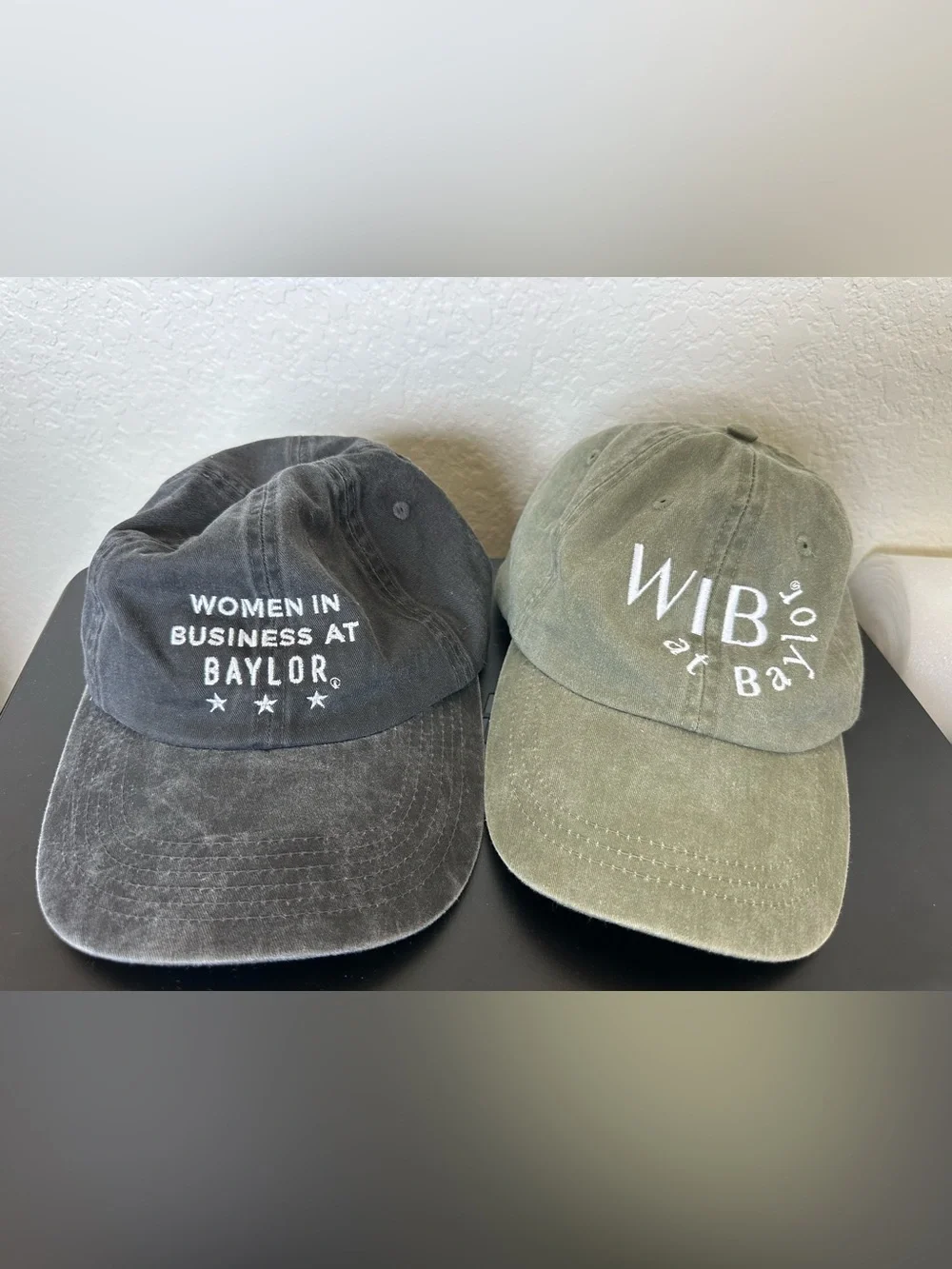 Baylor women in business Washed style Baseball Caps-set